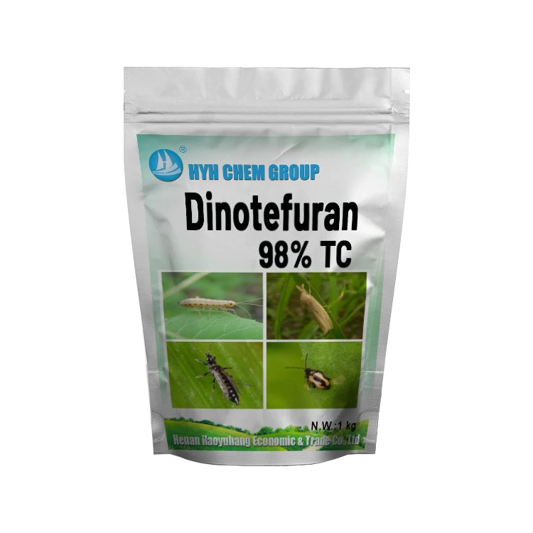 Dinotefuran Insecticide 98% TC / 40% SG / 70% WDG /20% SG Systemic Control Of Aphids, Whiteflies & Thrips factory