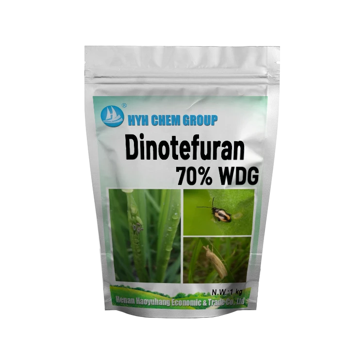 Dinotefuran Insecticide 98% TC / 40% SG / 70% WDG /20% SG Systemic Control Of Aphids, Whiteflies & Thrips manufacturers